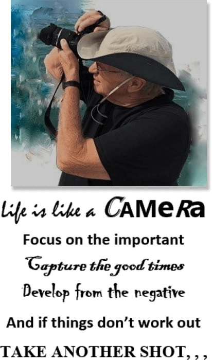 photographer image storyteller author with Camera slogan