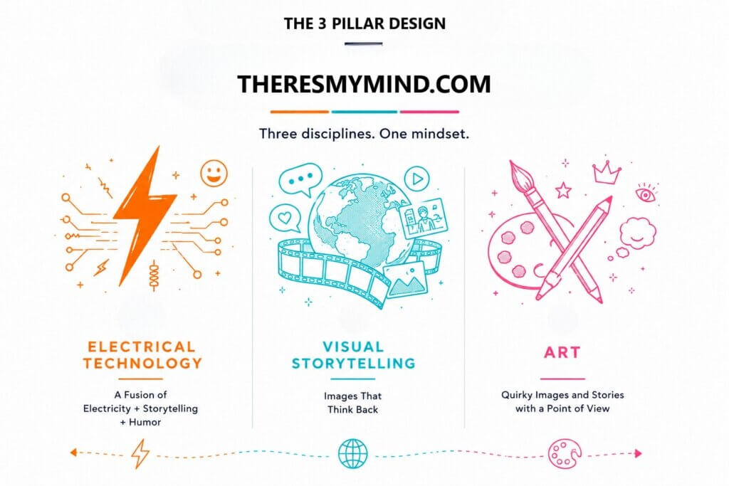 Visual storytelling art electrical technology Art